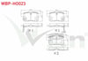 FREN BALATA ARKA HONDA ACCORD VIII (CU) 2.0 I-VTEC 2008- / ACCORD VIII (CU) 2.2 I-CDTI 2008-