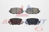 FREN BALATA ARKA IKAZLI FIAT 500X 2014- / JEEP RENEGADE 2014- / CHEROKEE (KL) 2014-