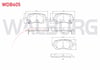 FREN BALATA ARKA IKAZLI FIAT FREEMONT (JF) 2.0 MJT 170 HP 2011-/ CHRYSLER G.VOYAGER 3.3i 2008- / JEEP WRANGLER III 2.8 CRDI 2007- / DODGE NITRO 2.8 CRD 2007- / DODGE JOURNEY 2.0 CRD 2008-