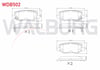 FREN BALATA ARKA IKAZLI FIAT FREEMONT (JF) 2.0 MJT 170 HP 2011-/ JEEP WRANGLER III (JK) 3.8i V6 2007- / CHRYSLER G.VOYAGER 3.3i 2008-/ DODGE NITRO 2.8 CRD 4X4 2007-