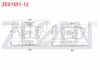 FREN BALATA ARKA IKAZLI FORD MONDEO V 2014-/ FOCUS IV 2018-/ KUGA II 2014-2019/ S-MAX 2015-