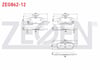 FREN BALATA ARKA IKAZLI HONDA CIVIC IX 1.6i 2012-2016/ CIVIC IX 1.6 I-DTEC 2012-2016/ CIVIC IX 1.4i 2012-2016/ TOYOTA YARIS (P13) 1.4 D-4D 2011-/ YARIS (P13) 1.33 2011-/ YARIS (P13) 1.5 HYBRID 2011-