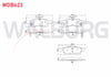 FREN BALATA ARKA IKAZLI HONDA CIVIC IX 1.6i 2012-2016/ CIVIC IX 1.6 I-DTEC 2012-2016/ CIVIC IX 1.4i 2012-2016/ TOYOTA YARIS (P13) 1.4 D-4D 2011-/ YARIS (P13) 1.33 2011-/ YARIS (P13) 1.5 HYBRID 2011-