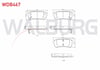 FREN BALATA ARKA IKAZLI HYUNDAI ACCENT ERA 1.5 CRDI - 1.6 CVVT 2006-2012/ I30 1.6 CRDI 2007-2011/ I20 1.4 CRDI 2008-2015/ KIA RIO II 1.5 CRDI 2006-2011/CEED 1.6 CRDI 2006-2012/ SPORTAGE 1.6 GDI 2010-
