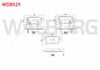 FREN BALATA ARKA IKAZLI HYUNDAI ELANTRA 1.6 D-CVVT 2011-2015/ SONATA V 2.0 VVTI 2005-2010 / KIA SOUL (AM) 1.6 CRDI 2009-/ OPTIMA 1.7 CRDI 2012-