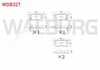 FREN BALATA ARKA IKAZLI HYUNDAI GETZ 1.3i 2002-2008/ 1.4i 2002-2008/ 1.5 CRDI 2002-2008/ SONATA IV 2.0i 2001-2004/ TUCSON 2.0 CRDI 2004-2010/ SPORTAGE