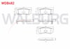 FREN BALATA ARKA IKAZLI HYUNDAI SANTA FE (CM) 2.2 CRDI 2006-2012 / SANTA FE (CM) 2.7i V6 2006-2012