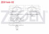 FREN BALATA ARKA IKAZLI JEEP GRAND CHEROKEE IV (WK,WK2) 3.0 CRD 4X4 2010- / GRAND CHEROKEE IV (WK,WK2) 3.6 V6 4X4 2010-