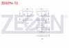 FREN BALATA ARKA IKAZLI KIA CERATO (LD) 1.5 CRDI - 1.6 CRDI - 1.6i 2004-2012/ HYUNDAI ELANTRA 1.8i - 2.0 CRDI 2001-2007/ NISSAN MAXIMA (J30) 3.0i V6 1988-1994