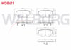 FREN BALATA ARKA IKAZLI MITSUBISHI ASX (GA,W) 1.6 2010-/ 1.8 2010-/ OUTLANDER III (GGW,GFW) 2.0 2012-/ CITROEN C4 AIRCROSS 1.6 HDI 2012-/ PEUGEOT 4008 1.6 HDI 2012-/ MAZDA 6 (GJ,GH) 2.0 2013-