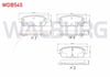 FREN BALATA ARKA IKAZLI OPEL ASTRA J 1.6i 16 JANT 2009-2016 / 1.3 CDTI 16 2009-2016 / MOKKA 1.6 2012-/ ZAFIRA C 1.6 2011-/ CHEVROLET CRUZE 1.6 2011-2014/ TRAX 1.6 2012-2014