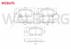 FREN BALATA ARKA IKAZLI OPEL ASTRA K 1.0i TURBO - 1.4i TURBO - 1.6 CDTI 15-16 JANT 2015-