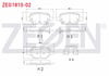 FREN BALATA ARKA IKAZLI OPEL MOKKA 1.4 - 1.6 - 1.6 CDTI 2012-/ MOKKA X 1.6 CDTI 2012-