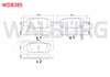 FREN BALATA ARKA IKAZLI SUZUKI G.VITARA II (JT) 1.6 VVT-I 2005- / G.VITARA II (JT) 2.0i 2005- / G.VITARA II (JT) 1.9 DDIS 2005- / NISSAN JUKE 1.5 DCI 2010- / NISSAN JUKE 1.6 DIG-T 2010-