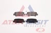 FREN BALATA ARKA IKAZLI TOYOTA COROLLA 1.4 VVT-I 2002-2007/ COROLLA 1.6 VVT-I 2002-2007/ COROLLA 1.4 D-4D 2002-2007/ COROLLA VERSO 1.6 2004-2009/ COROLLA VERSO 2.0 D-4D 2004-2009
