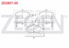 FREN BALATA ARKA IKAZLI TOYOTA COROLLA 1.4 D 2007-2012/ COROLLA 1.4 D-4D 2007-2012/ COROLLA 1.33 2007-2012/ COROLLA 1.4 VVT-I 2007-2012/ AURIS 1.4 D-4D 2007-2012/ AURIS 1.33 DUAL-VVT-I 2007-2012