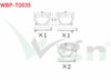 FREN BALATA ARKA IKAZLI TOYOTA YARIS (_CP10) 1.0i 1999-2005 / YARIS (_CP10) 1.3i 1999-2005 / YARIS (_CP10) 1.5 VVT-I 1999-2005 / YARIS (_CP10) 1.4 D-4D 1999-2005