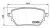 FREN BALATA ARKA MERCEDES A 180 d - 200 (W177) 2018- / CLA 180 d - 200 (C118) 2019- A0004207500 0004204502 0004207500 A0004207700 A0004204502