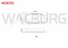 FREN BALATA ARKA MERCEDES A SERISI (W169) A 150 2004-2012/ (W169) A 170 CDI 2004-2012/ B SERISI (W245) B 160 2005-2011/ (W245) B 160 2005-2011/ (W245) B 200 CDI 2005-2011/ VANEO 1.7 CDI 2002-2005