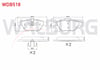 FREN BALATA ARKA MERCEDES C SERISI (W204) C 180 2007-2014/ C 200 CDI 2007-2014 / C 220 CDI 2007-2014/ E CLASS (W212) E 180 2009-/ E 200 2009-/ E 220 CDI 2009-/ E 350 CDI 2009-
