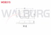 FREN BALATA ARKA MERCEDES VITO (638) 110 CDI 1997-2003 / VITO (638) 108 CDI 1997-2003