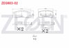 FREN BALATA ARKA MITSUBISHI PAJERO III 3.2 DI-D 2000-2007/ PAJERO III 3.5 GDI 2000-2007/ ASX 1.6 16 JANT 2010-/ ASX 1.6 2010-