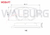 FREN BALATA ARKA MONDEO IV 1.6 TI-VCT 2007-2014/ MONDEO IV 2.2 TDCI 2007-2014/ MONDEO IV 2.0 TDCI 2007-2014/ KUGA I 2.0 TDCI 2008-2013/ MONDEO IV 1.6 TDCI 2007-2014/ FREELANDER II 2.2 TD4 2006-2014
