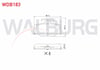 FREN BALATA ARKA NISSAN PRIMERA (P10) 2.0i 1990-1998 / PRIMERA (P11) 1.8i 16v 1996-2001 / PRIMERA (P11) 2.0 TD 1996-2001 / PRIMERA (P12) 2.0i 16v 2002-