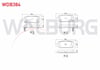 FREN BALATA ARKA NISSAN QASHQAI 1.5 DCI 2007-2014/ QASHQAI 1.6i 2007-2014/ QASHQAI 2.0 DCI 2007-2014/ X-TRAIL 2.0 DCI 2007-2013/  X-TRAIL 2.0i 2007-2013/RENAULT KOLEOS 2.0 DCI 2008-2014