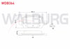 FREN BALATA ARKA OPEL COMBO C 1.3 CDTI 2001-2006 / COMBO C 1.7 CDTI 2001-2006 / COMBO C 1.7 CDTI 2001-2006