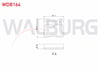 FREN BALATA ARKA OPEL VECTRA A 2.0 T 1988-1995/ VECTRA A 2.0 1988-1995/ ASTRA F 1.8 1991-1998/ ASTRA F 2.0 1991-1998/ ASTRA F CLASSIC 1.6i 1998-2002/ ASTRA F CLASSIC 1.4i 1998-2002