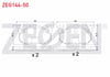FREN BALATA ARKA PEUGEOT 206 (2A/C) 1.6i 16v 1998-2006/ 1.6 HDI 1998-2006/ 2.0 HDI 1998-2006/ 2.0 GTI 1998-2006 / 205 1.9 GTI 1983-1998 / CITROEN ZX (N2) 1.6 1991-1997