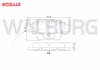 FREN BALATA ARKA PEUGEOT 307 1.6 90 HP 2000-2007 / 307 1.6 HDI 90 HP 2000-2007 / 207 1.4 HDI 2006-2012 / 207 1.6i 16v 2006-2012 / CITROEN C4 1.6 HDI 2004-2009/ C4 1.6 2004-2009