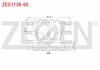 FREN BALATA ARKA PEUGEOT 307 1.6 90 HP 2000-2007 / 307 1.6 HDI 90 HP 2000-2007 / 207 1.4 HDI 2006-2012 / 207 1.6i 16v 2006-2012 / CITROEN C4 1.6 HDI 2004-2009/ C4 1.6 2004-2009