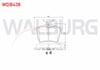 FREN BALATA ARKA PEUGEOT 407 (6D) 1.6 HDI 2004-2011 / PEUGEOT 407 (6D) 1.8i 2004-2011 / PEUGEOT 407 (6D) 2.0i 2004-2011 / PEUGEOT 407 (6D) 2.0 HDI 2004-2011