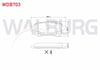 FREN BALATA ARKA RENAULT MEGANE IV SEDAN (LV--) (ELEKTRONIK EL FRENI OLAN ARACLAR ICIN) 1.5 DCI 2016- / NISSAN JUKE (F16) 2019-