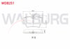 FREN BALATA ARKA RENAULT TRAFIC II 1.9 DCI - 2.0 DCI 2001-2014/ TRAFIC III 1.6 DCI 2014-/ OPEL VIVARO (J7) 1.9 DI -2.0 CDTI - 2.5 DTI 2002-2014/ VIVARO (X83) 2.0 CDTI 2015-