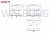 FREN BALATA ARKA SSANGYONG MUSSO (FJ) 2.2 TD 15.60mm 1993-2004