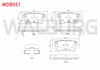 FREN BALATA ARKA TEL DELIKLI HYUNDAI ACCENT BLUE 1.4 - 1.6 CRDI 2012-/ ELANTRA 1.6 CRDI - 1.6 D-CVVT 2015-/ I30 1.6 CRDI 2016-/ KIA RIO III 1.4 CRDI 2011-2014