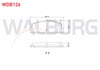 FREN BALATA ARKA TEL DELIKLI MAZDA 323 VI (BJ) 1.4i 16v 1998-2004/ 1.5i 16v 1998-2004/ 1.6i 1998-2004/ 2.0i 1998-2004/ MAZDA 6 (GG,GY) 2.0i 2002-2007/ MAZDA 6 (GH) 2.0i MRZ 2007-2012