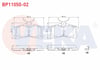 FREN BALATA ARKA TOYOTA AVENSIS (T22) 2.0 D-4D 1997-2003