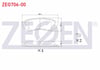 FREN BALATA ARKA TOYOTA LAND CRUISER 100 (UZJ100) 4.2 TD 1998-2007 / LAND CRUISER 100 (UZJ100) 4.7 1998-2007
