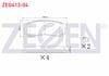 FREN BALATA ARKA TOYOTA LAND CRUISER 90 (_J9_) 3.0 D 1996-2002/ 3.0 D-4D 1996-2002 / 3.0 TD 1996-2002 / MITSUBISHI PAJERO IV (V8W,V9W) 3.2 TD 2007-/ 3.2 DI-D 2007- / 3.8 V6 2007-