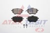 FREN BALATA ARKA TOYOTA PROACE CITY 19-/PEUGEOT 208 II 19-/308 II 13-/508 II 18-/3008 SUV 16-/PARTNER 18-/RIFTER 18-/OPEL COMBO 18-/GRANDLAND X 17-/CORSA F 19-/ MOKKA 20-/CITROEN BERLINGO 16-/ C4 13-