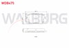 FREN BALATA ARKA TOYOTA RAV4 III (ACA3_, ACE_, ALA3_, GSA3_, ZSA3_) 2.0 VVT-I 2005-2012 / RAV4 III 2.2 D 2005-2012 / RAV4 III 2.2 D-4D 2005-2012 / RAV4 III 2.0 VVT-I 2005-2012