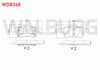 FREN BALATA ARKA TRANSIT CON. 1.8 TDCI 2002-2013/FOCUS III 1.6 TDCI 2011-2015/C-MAX II 1.6 TDCI 2010-/FOCUS III 1.6 TI-VCT 2011-2015/ OPEL VECTRA C 2.0 DTI 2002-2008/ MAZDA 1.6 DI 2003-2009