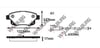 FREN BALATA FISLI ARKA FORD TRANSIT (V347) 2.2 TDCI 18.80mm 2006-2014 1819638 1433958 6C11 2M008 AF