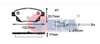 FREN BALATA FISLI ARKA FORD TRANSIT (V347) 2.2 TDCI 18.80mm 2006-2014 1819638 1433958 6C11 2M008 AF