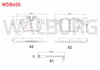 FREN BALATA FISLI ARKA MERCEDES C SERISI (W205) C 200 BlueTEC 2014-/ C 220 BlueTEC 2014-/ C 250 BlueTEC 2014-