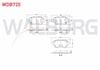 FREN BALATA IKAZLI ARKA TOYOTA COROLLA (_E21_) 1.8 Hybrid 2019- / COROLLA (_E21_) 1.6 VVT-I 2019-